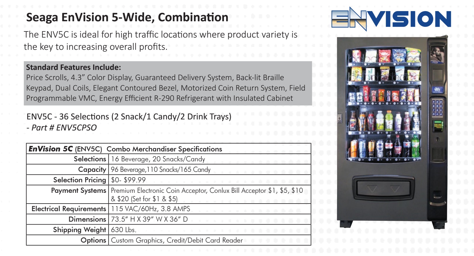 Seaga EnVision 5-Wide Combination